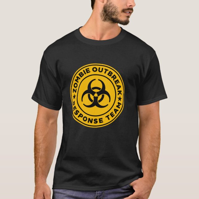 Zombie Outbreak Response Team funny Zombie Apocaly T-Shirt (Front)