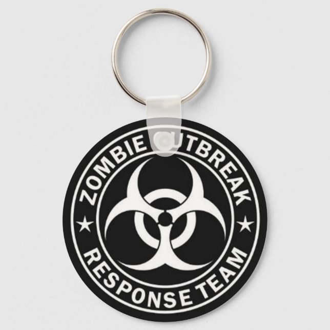 zombie outbreak response team key ring (Front)