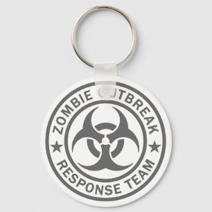 Zombie Outbreak Response Team Key Ring
