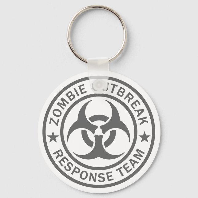 Zombie Outbreak Response Team Key Ring (Front)