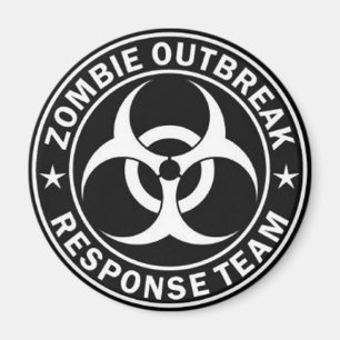Zombie outbreak response team magnet