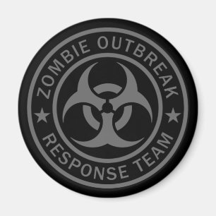 Zombie outbreak response team magnet