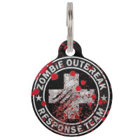 Zombie Outbreak Response Team Medic Pet ID Tag