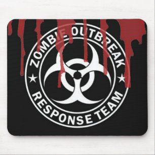 Zombie outbreak response team mouse mat