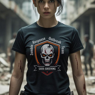 Zombie Outbreak Response Team your name T-Shirt