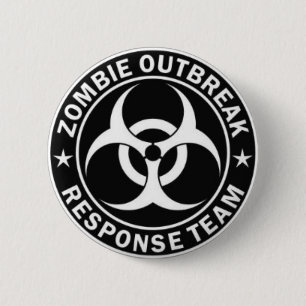 zombie outbreak team pin