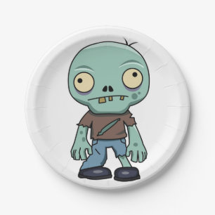 Zombie Paper Plate