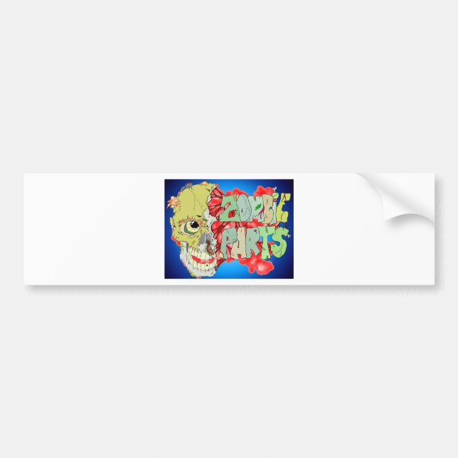 Zombie Parts Bumper Sticker (Front)