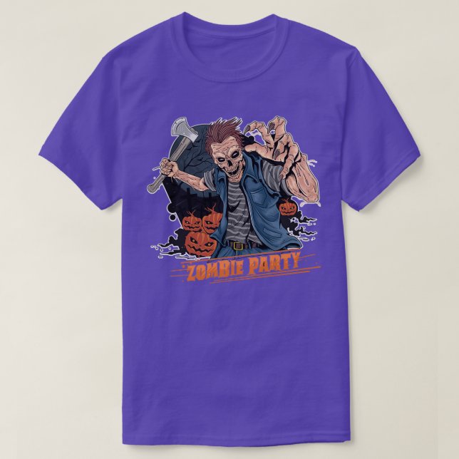 Zombie party axe T-Shirt (Design Front)