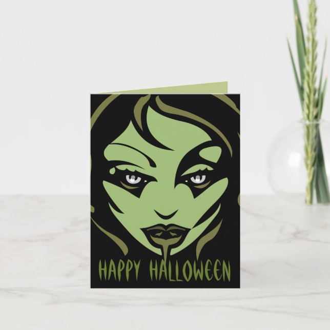 Zombie Party Invitations Custom Halloween Cards (Front)