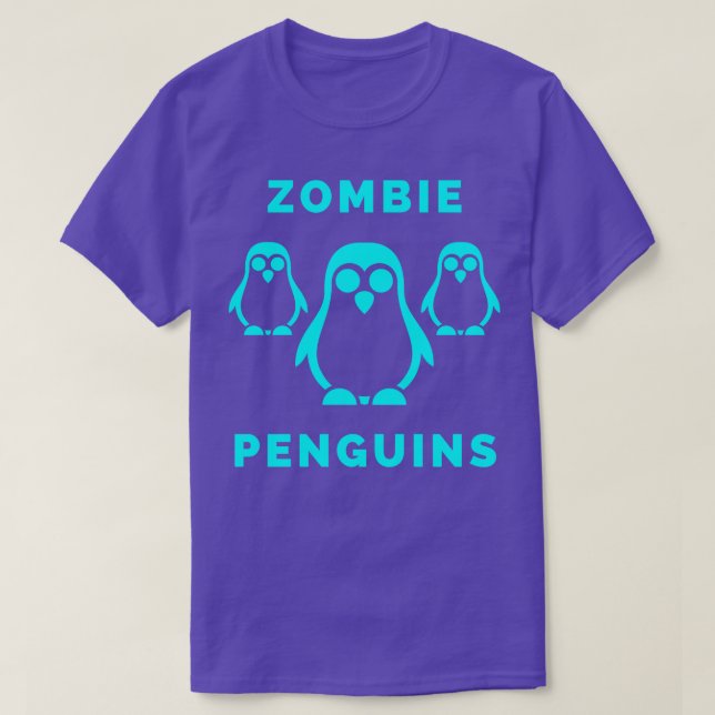 Zombie Penguins T-Shirt (Design Front)