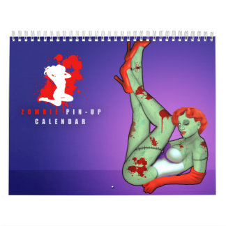 Zombie Pin-Up Calendar 2014