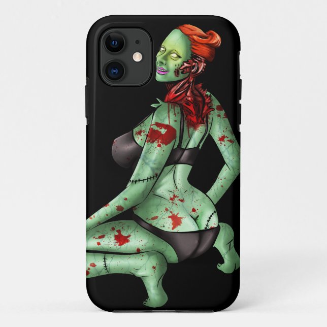 Zombie Pin-Up iPhone 5 Case-Mate Barely There™ Case (Back)