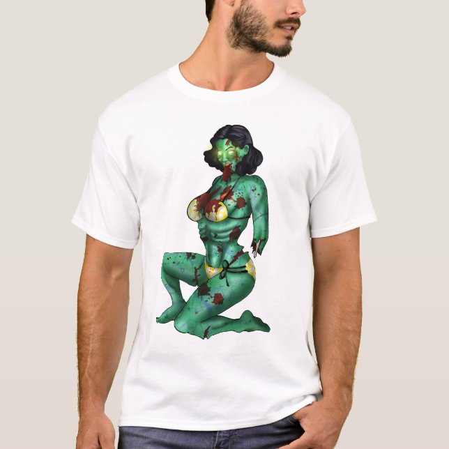 Zombie Pin-Up T-Shirt (Front)