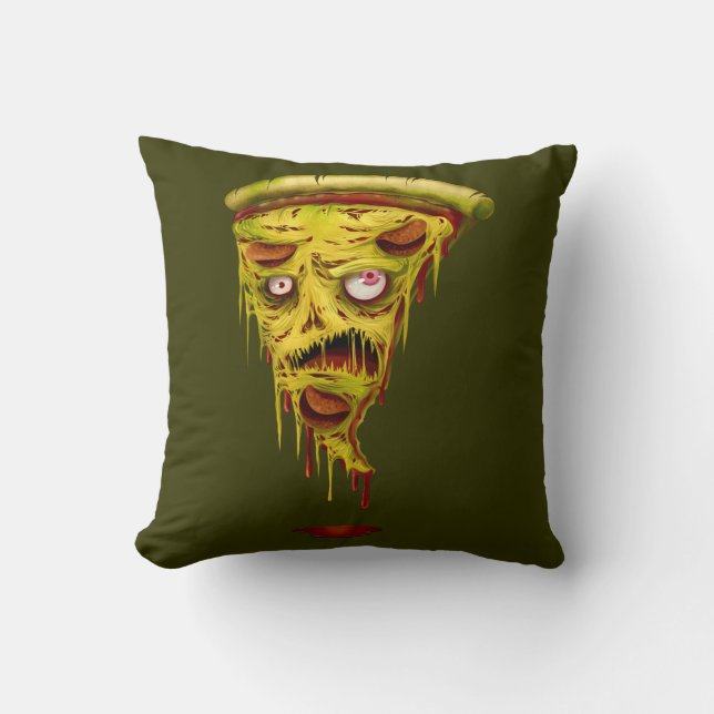 _zombie pizza cushion (Front)