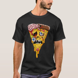 Zombie Pizza Funny Gift For Pizzas Lover T-Shirt