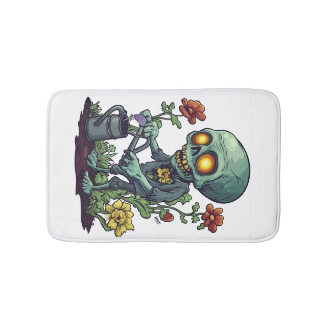 Zombie Plant Parent Bath Mat (Front)