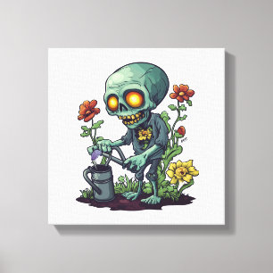 Zombie Plant Parent Canvas Print