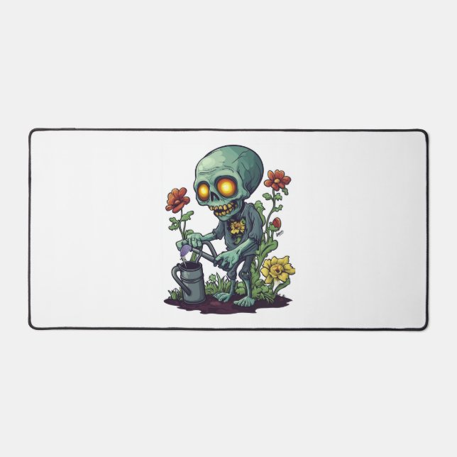 Zombie Plant Parent Desk Mat (Front)