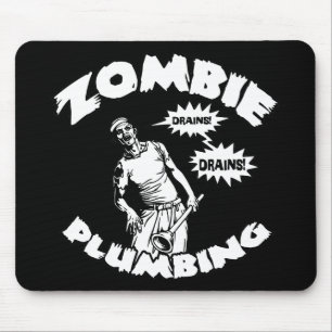 Zombie Plumbing Mouse Mat