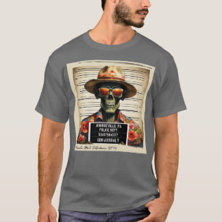 Zombie Police Mugshot arrested deadvelopment T-Shirt