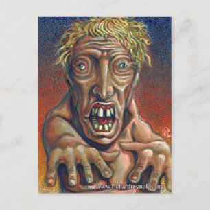 zombie postcard