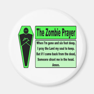Zombie Prayer 2 Magnet