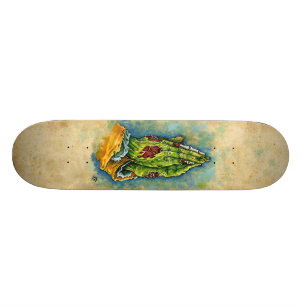 ZOMBIE PRAYING HANDS SKATEBOARD