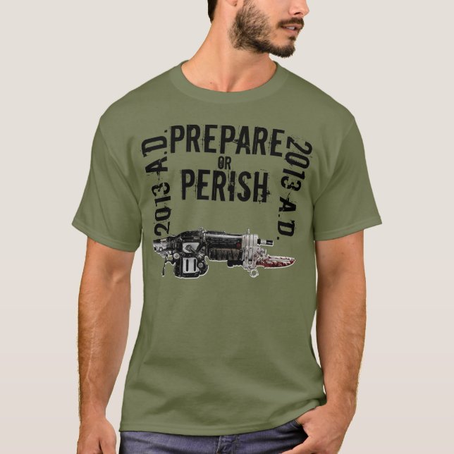 Zombie Prepper T-shirt (Front)