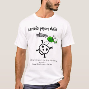 Zombie Prom Date Knitters-Charity T T-Shirt