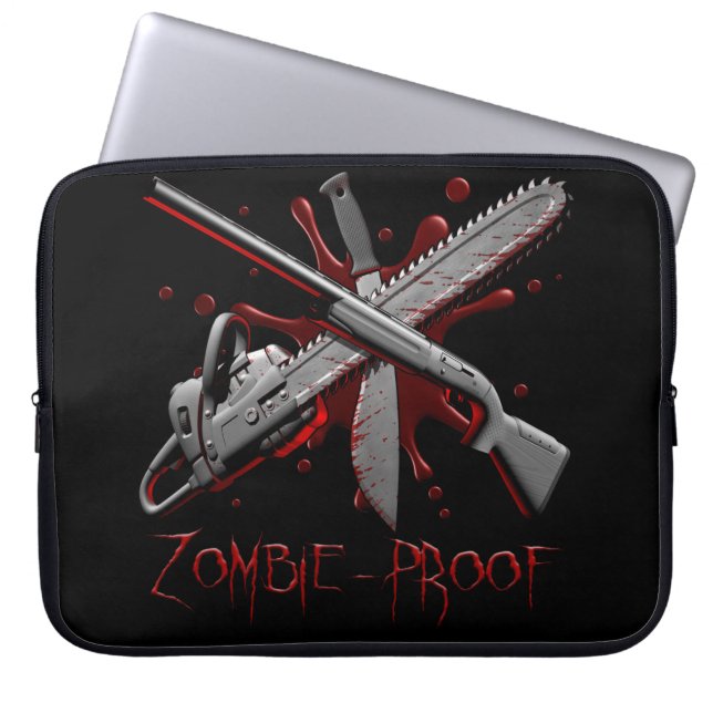 Zombie-Proof Laptop Sleeve (Front)
