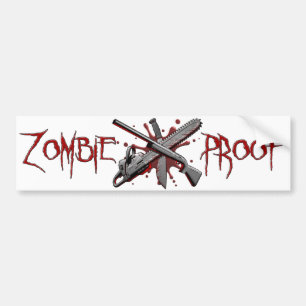 Zombie-Proof (White) Bumper Sticker