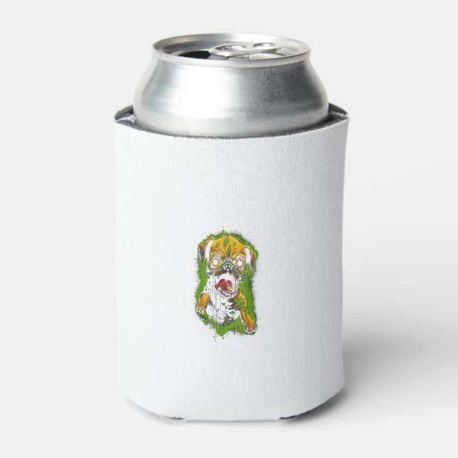 Zombie Pug Can Cooler (Can Front)