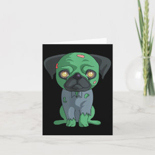 Zombie Pug Card