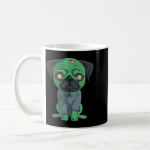 Zombie Pug Coffee Mug