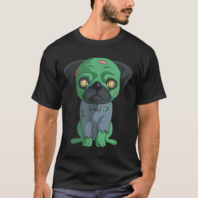 Zombie Pug T-Shirt (Front)