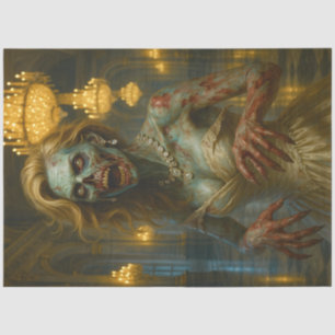 Zombie Queen of the Ballroom   Gothic Undead  Tissue Paper