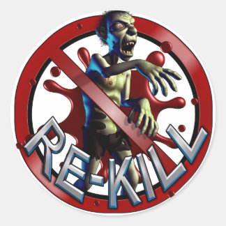 Zombie Re-Kill Count Stickers