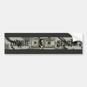 Zombie Reagan Bumper Sticker