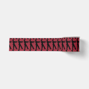 ZOMBIE RED GROSGRAIN RIBBON
