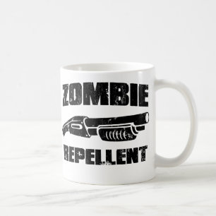 zombie repellent - the shotgun coffee mug