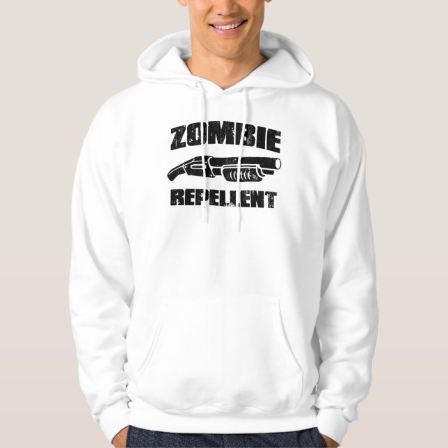 zombie repellent - the shotgun hoodie (Front)