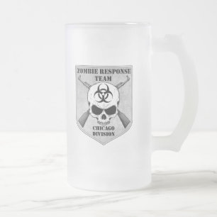 Zombie Response Team: Chicago Division Frosted Glass Beer Mug