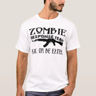 Zombie Response Team College tshirt
