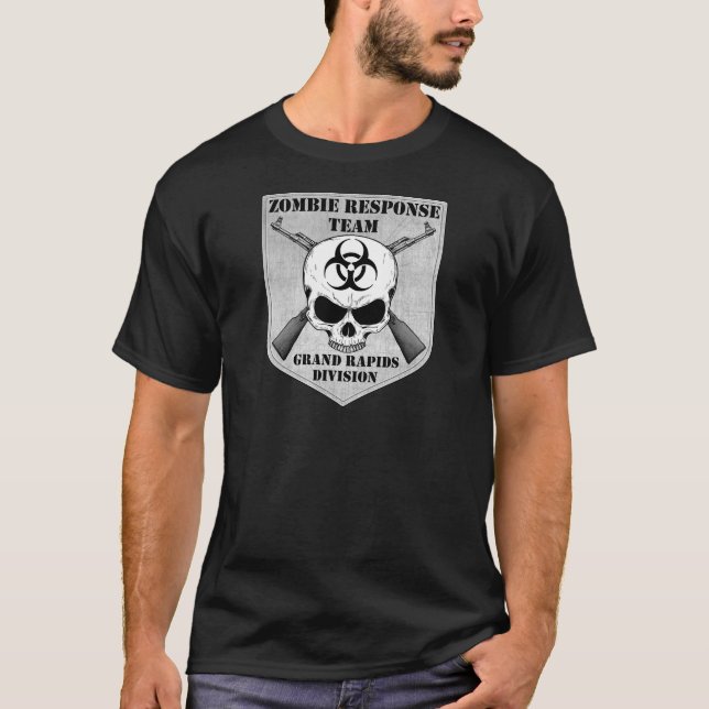 Zombie Response Team: Grand Rapids Division T-Shirt (Front)
