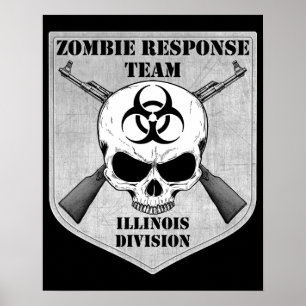 Zombie Response Team: Illinois Division Poster