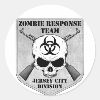 Zombie Response Team: Jersey City Division Classic Round Sticker