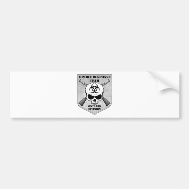 Zombie Response Team: Ontario Division Bumper Sticker (Front)