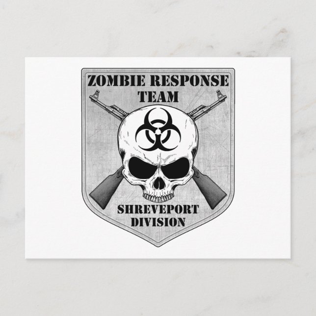 Zombie Response Team: Shreveport Division Invitation Postcard (Front)
