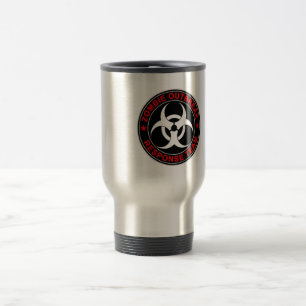 Zombie Response Team Walking Walkers Dead Travel Mug